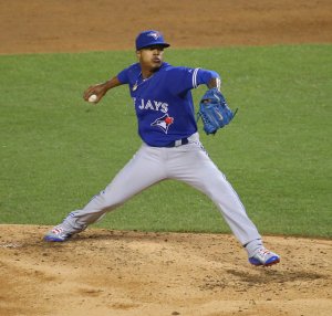 Marcus Stroman delivers a pitch against the Yankees, Sept. 12. Photo by Arturo Pardavila III licensed by CC BY 2.0.