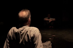 Dr. Newton participates in a game of Mafia with the grade 10 Drama class.