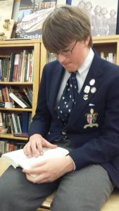 "History is stories, the world’s longest, most complicated story," said Hamilton," and I like stories, so that’s why I enjoy reading about it.”